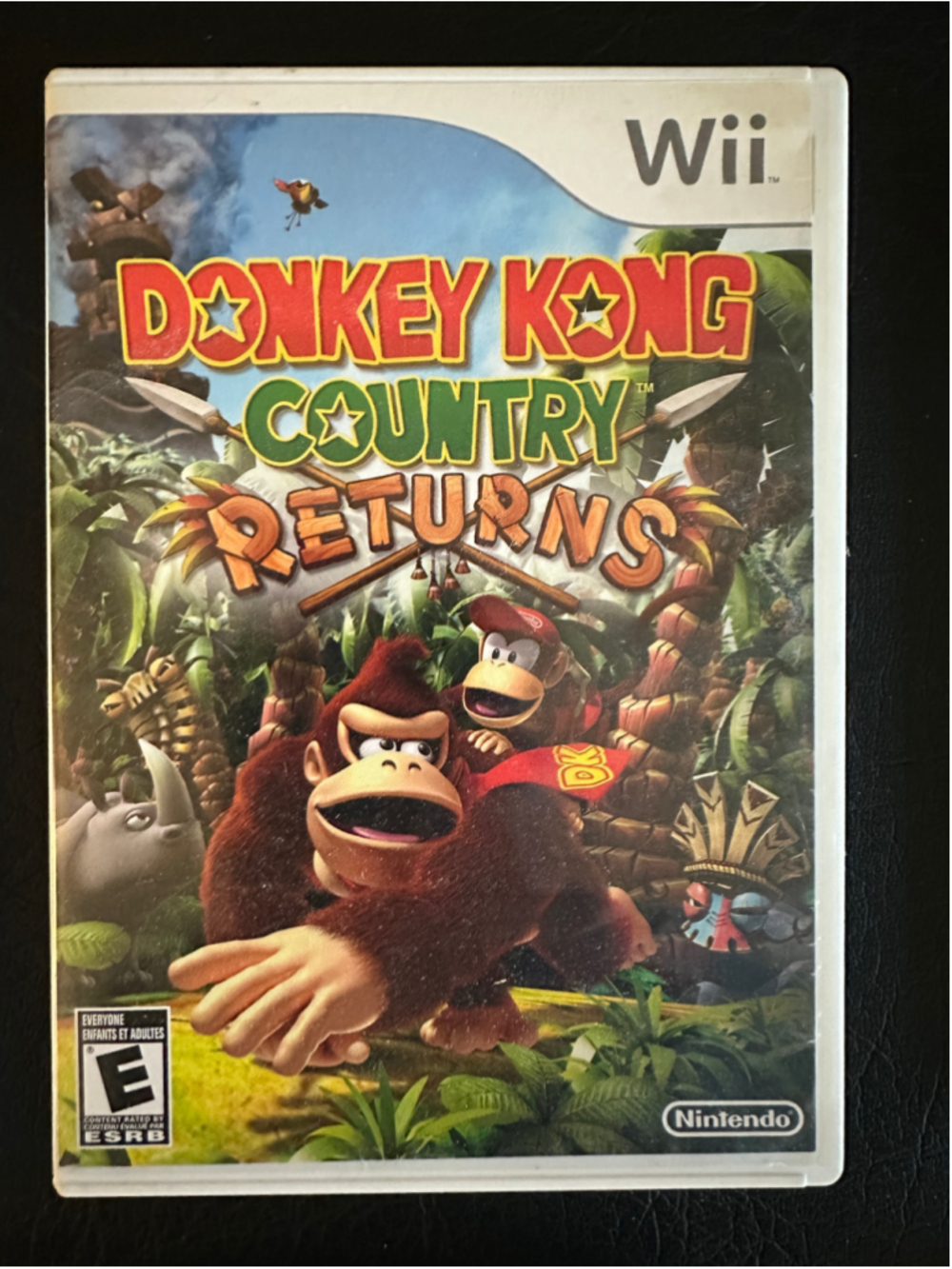 Donkey Kong Country Returns (Nintendo Wii) - CIB Complete - MINT Disc